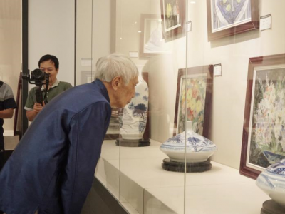 郭惠明陶瓷画作品展在中国客家博物馆开展  将展出至10月31日