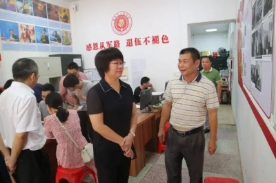 大埔县开展退役军人服务中心（站）星级示范创建工作检查