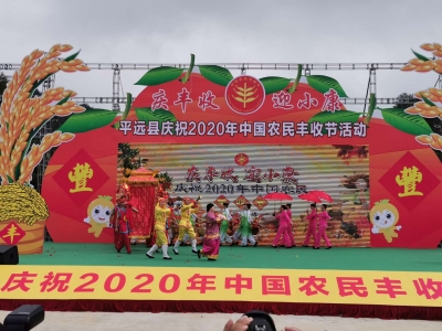 金风送爽，蔬果飘香，欢聚丰收！平远县庆祝2020中国农民丰收节开幕