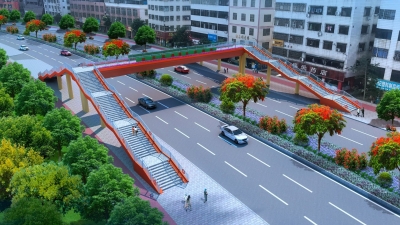 号外！梅城三角中心小学附近拟建一座人行天桥