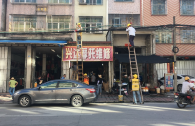 占道经营、电线凌乱裸露…丰顺县汤西镇联合整治助推文明县城创建