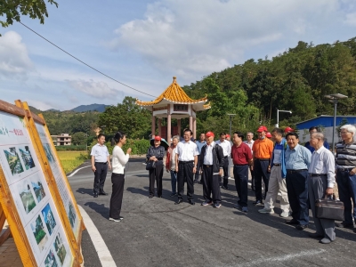 副厅以上老领导到丰顺考察：继续发挥余热积极建言献策