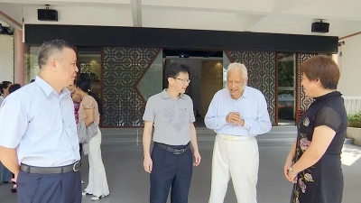 熊德龙先生一行到蕉岭参观考察
