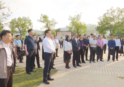 全省对台交流工作与会人员来蕉岭考察交流 发挥名人影响力 共话两岸“一家亲”