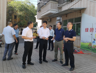 孙春明到党支部工作联系点虹桥社区调研：创新工作方法 提升城市品质