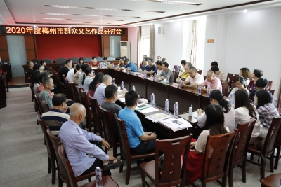 2020年度梅州市群众文艺作品研讨会在五华举行