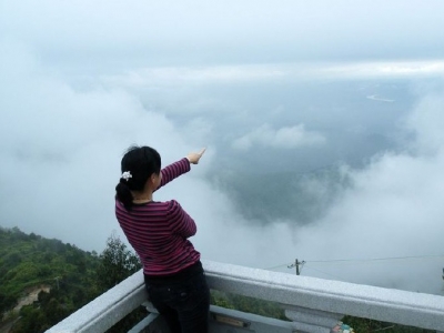 行走梅江丨高观音上眺梅城