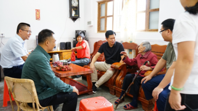 “爱满重阳节 情暖老人心”  大埔高陂镇开展走访慰问百岁老人活动~