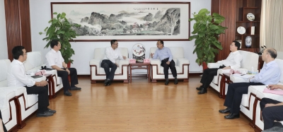 陈敏会见中邮集团广东省分公司总经理陈洪涛：深化合作服务“三农” 助力梅州柚高质量发展