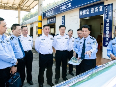 张锐副厅长来梅调研督导岁末年初治安重点工作