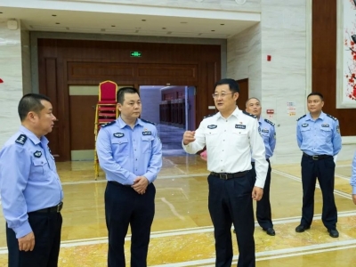 宁惠军检查督导林风眠诞辰120周年纪念活动安保工作：落细落小落实各项安保措施