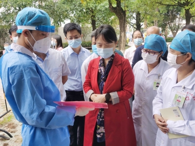 张晨到兴宁市开展督查工作：推进疫情防控和妇女儿童工作落实落细落到位
