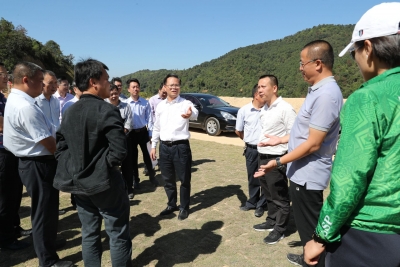 曾永祥调研汤坑镇“两区三村”连线连片示范工程建设工作