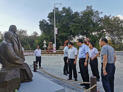 温向芳检查林风眠诞辰120周年纪念活动筹备工作：精益求精万无一失 确保活动圆满举行