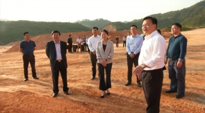 罗盛芬到平远督导挂钩联系市重点项目建设进展情况