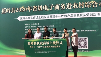 今天“双11”，show出“好宝贝”！蕉岭县消费扶贫商城上线