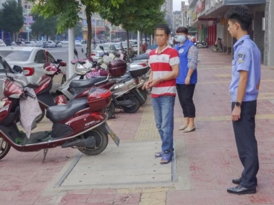 一男子多次深夜流窜城区，盗走百余块电动车电池，现已落网
