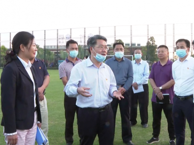 朱少辉到足球小镇检查中冠联赛筹备工作