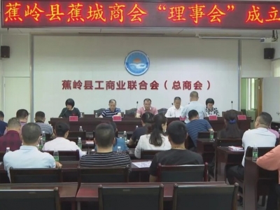 祝贺！蕉岭县蕉城商会揭牌成立