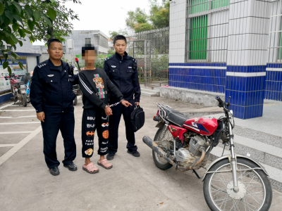 就是这个人！一个月内在五华连偷6辆摩托车！