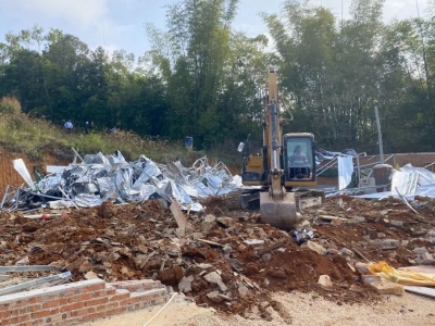 逾千平方“违建”被拆除！五华华城“126”专项整治工作再行动