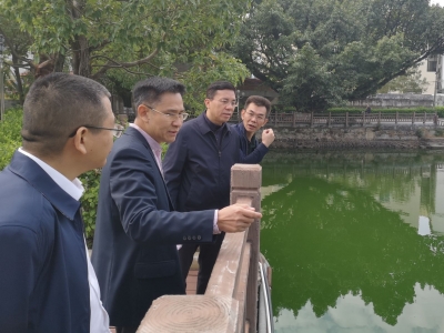 黄文沐检查调研黑臭水体治理及海绵城市建设工作：强化黑臭水体治理 推进海绵城市建设