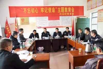 李政江到五华安流镇河沿村指导督查村“两委”换届工作