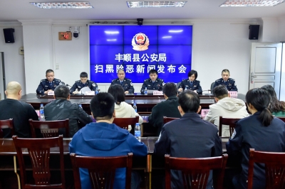 34团伙5集团320人！丰顺通报扫黑除恶成果！