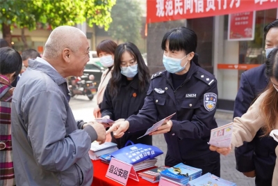 蕉岭公安开展民间借贷规范整治宣传活动