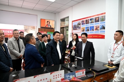 省退役军人事务厅一行到梅江区开展调研指导工作