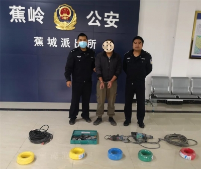 好大胆！趁无人看守到工地盗窃，蕉岭一“毛贼”当场被抓！