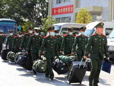他们来了！梅州武警喜迎新兵入营