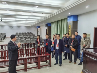 市级人大代表、政协委员视察平远县人民法院工作