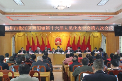 梅江区西阳镇召开第十六届人民代表大会第八次会议