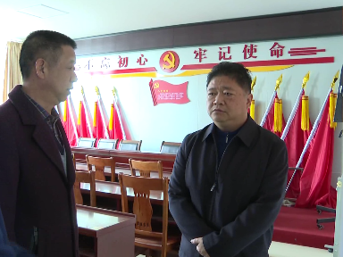 吴晖调研督导村“两委”换届选举工作