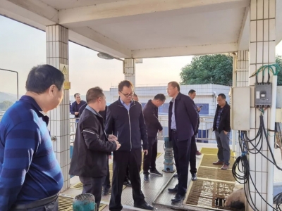 周小勇率队调研平远县城乡供水工程项目