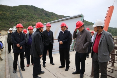 温向芳到广东韩江高陂水利枢纽工程调研：认真细致保障下闸蓄水各项工作  