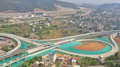 直通高铁梅州西站！长深高速公路葵岗互通立交正式通车