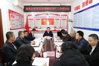 曾永祥到丰顺埔寨镇调研督导：确保顺利圆满完成换届选举工作 