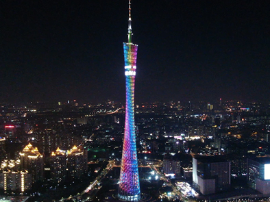 倒计时10天！广州塔“亮灯”迎接第一届全国技能大赛