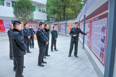 市公安局“红色派出所”考核验收小组到兴宁大坪派出所检查考核相关工作