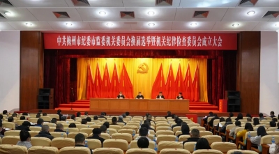 市纪委监委召开机关党委换届暨机关纪委成立大会