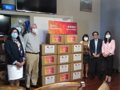 “感谢梅州倾力援助！”这一场场异国抗疫援助彰显客都大爱
