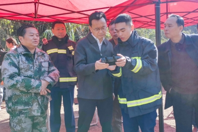 张爱军到梅江区梅县区督导检查森林防火工作：全面加强巡查 防止返火复燃