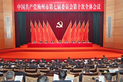 中国共产党梅州市第七届委员会 第十次全体会议决议