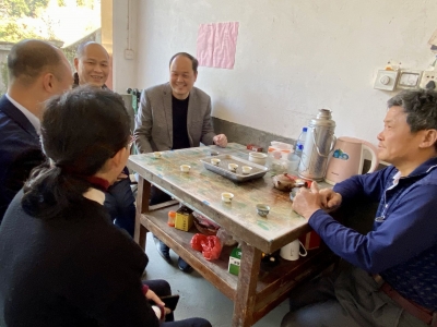 李忠良率队到大埔县青溪镇青华村开展节前慰问活动