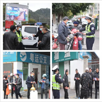 春运1月28日开启！为让交通安全意识人人皆知，大埔交警蛮拼的！