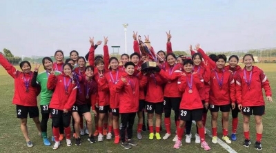 一球力克北京北控发展！梅州客家获女足冬训赛季军