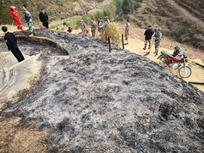随手丢了一根烟头引发山火！违反“禁火令”，拘留10天！