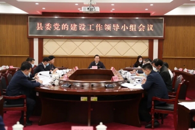 曾永祥主持召开丰顺县委党的建设工作领导小组会议